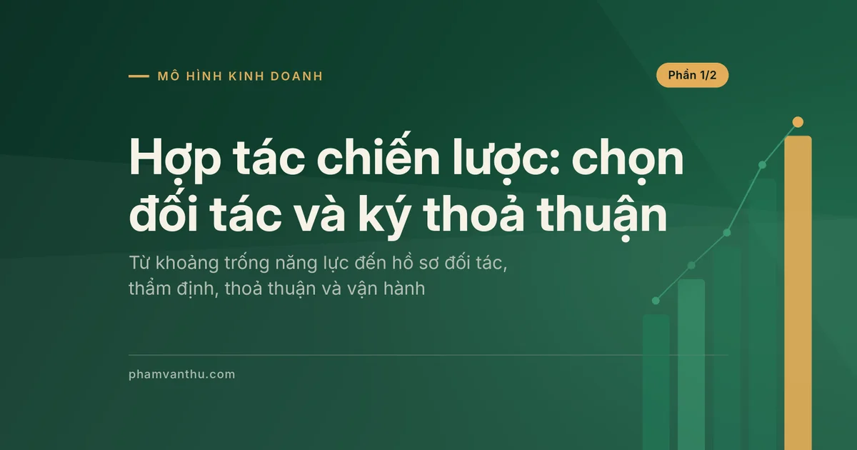 Ảnh đại diện bài hợp tác chiến lược, phần 1: chọn đối tác và ký thoả thuận