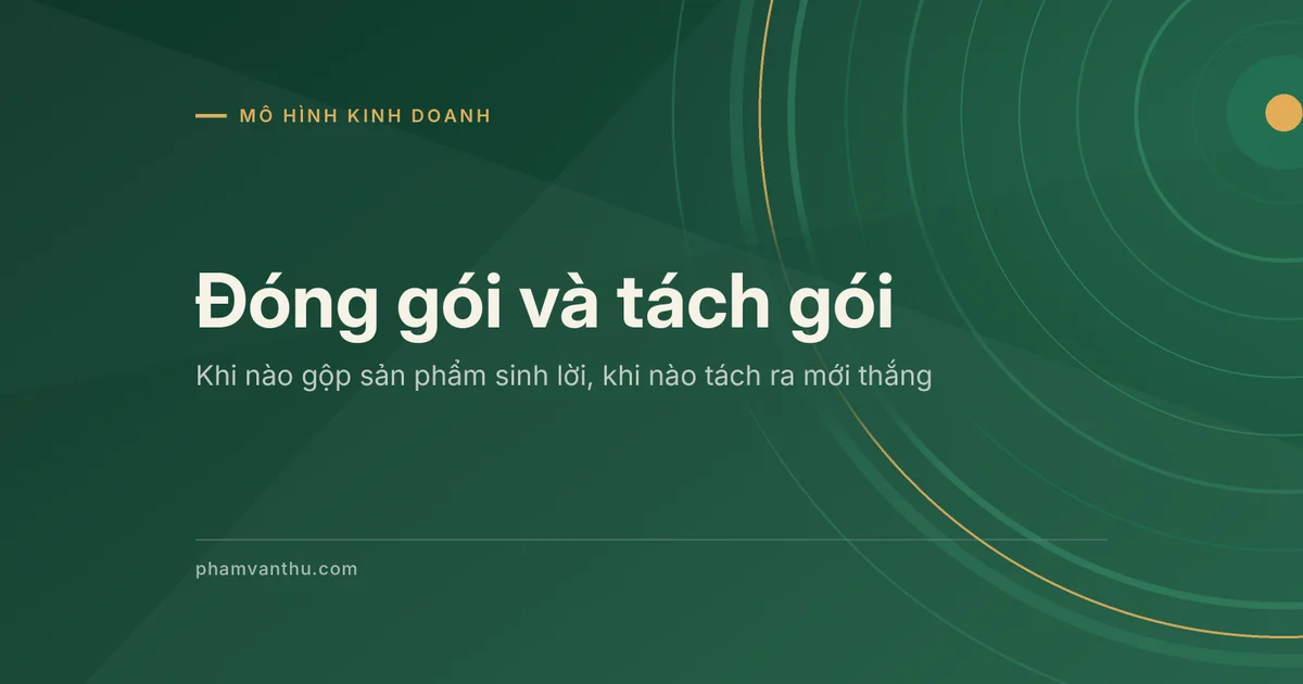 Ảnh đại diện bài Đóng gói và tách gói