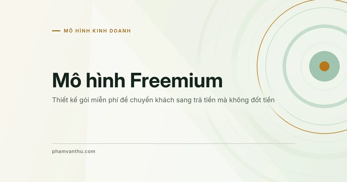 Ảnh đại diện bài Mô hình Freemium