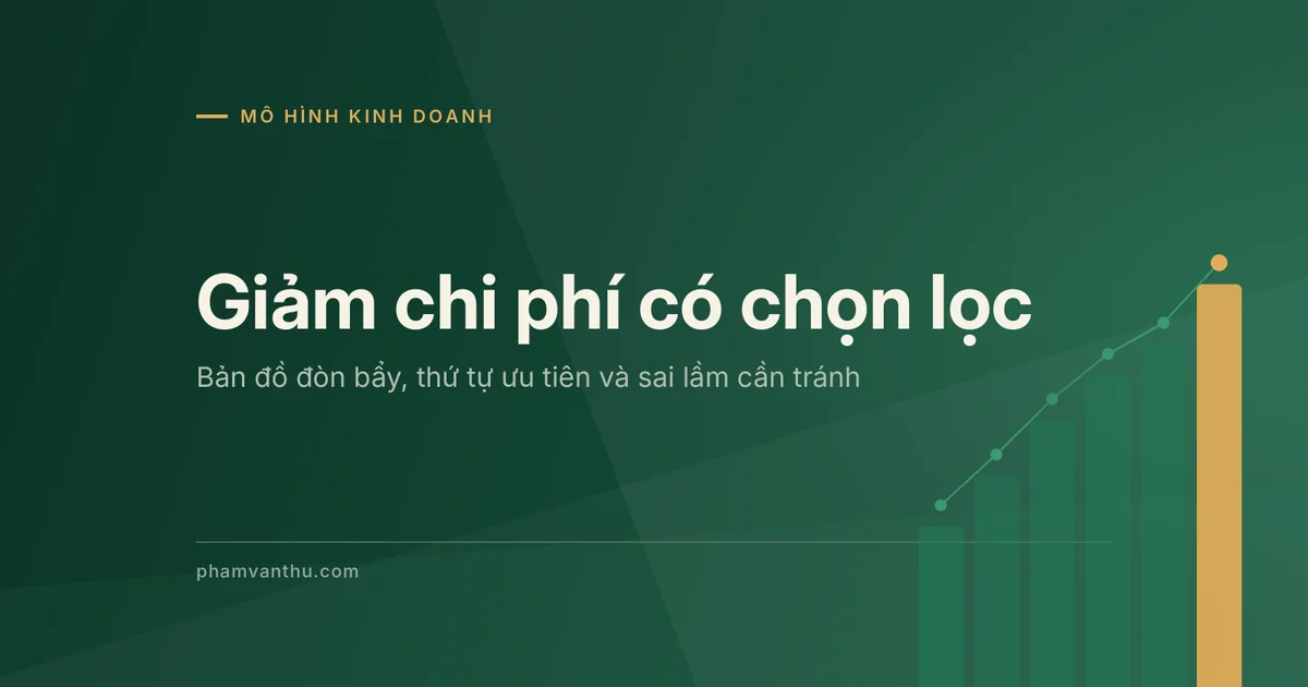Ảnh đại diện bài Giảm chi phí có chọn lọc
