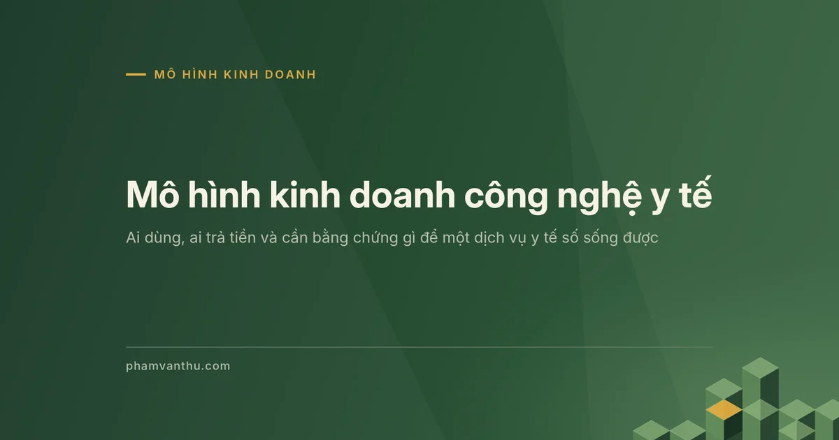 Ảnh đại diện bài Mô hình kinh doanh công nghệ y tế