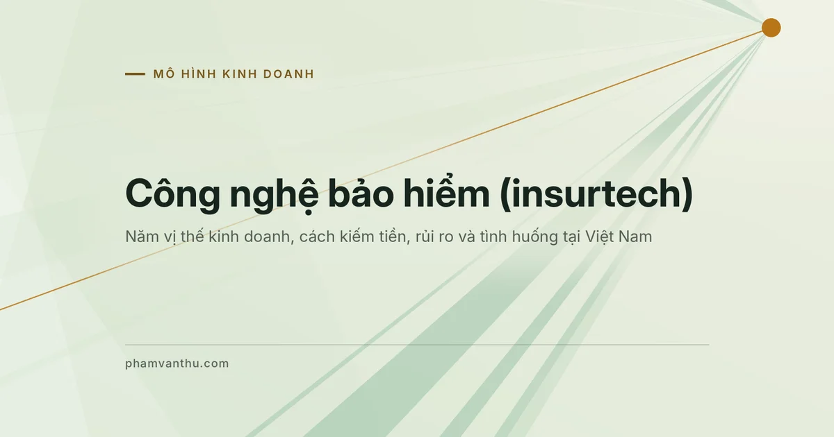 Ảnh đại diện bài Mô hình kinh doanh công nghệ bảo hiểm (insurtech)