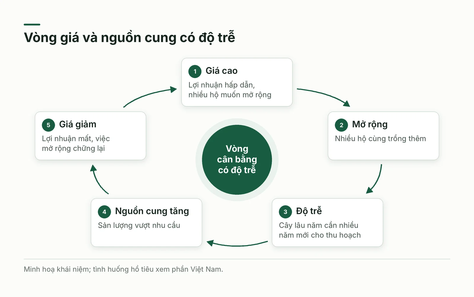 Vòng giá và nguồn cung có độ trễ