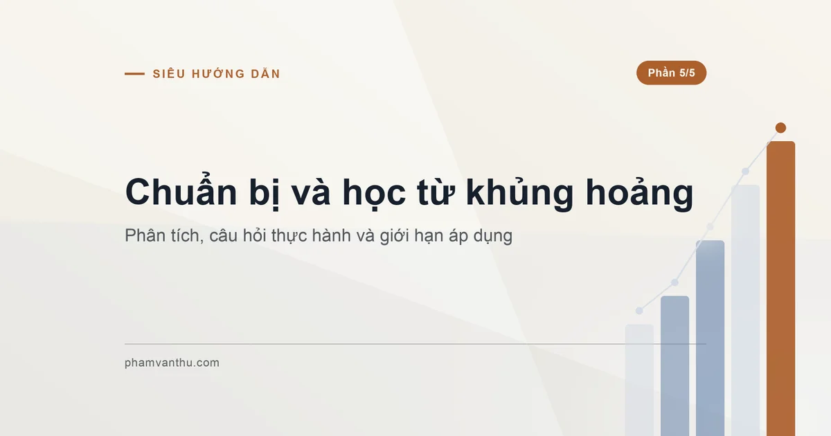 Ảnh đại diện: Chuẩn bị và học từ khủng hoảng