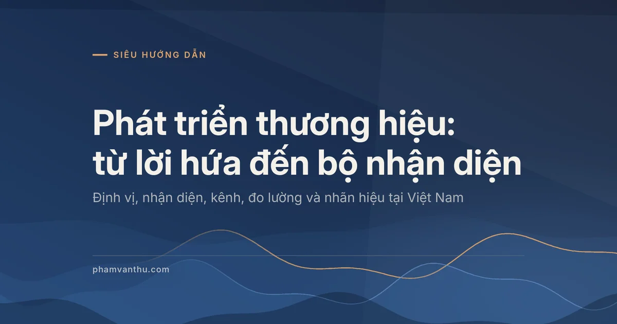Ảnh đại diện bài Phát triển thương hiệu: từ lời hứa đến bộ nhận diện